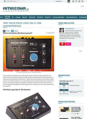 Amazona.de Solid State Logic SSL 2+ Amazona.de Solid State Logic SSL 2+