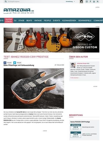 Amazona.de Ibanez RG5320-CSW Prestige Amazona.de Ibanez RG5320-CSW Prestige