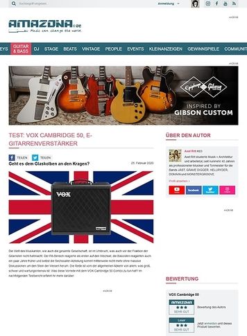Amazona.de Vox Cambridge 50 Amazona.de Vox Cambridge 50