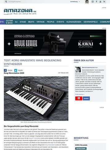 Amazona.de Korg Wavestate Amazona.de Korg Wavestate