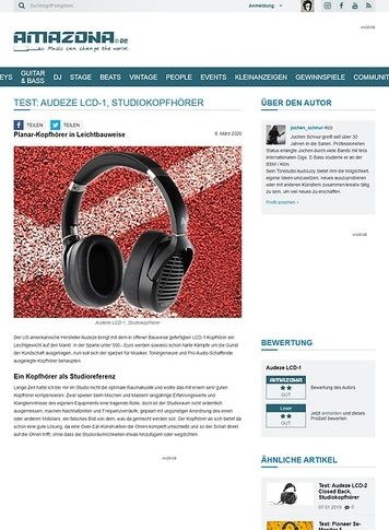 Amazona.de Audeze LCD-1 Open System Amazona.de Audeze LCD-1 Open System