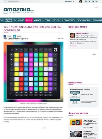 Amazona.de Novation Launchpad Pro MK3 Amazona.de Novation Launchpad Pro MK3