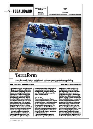 Guitarist Wampler Terraform Modulator Guitarist Wampler Terraform Modulator
