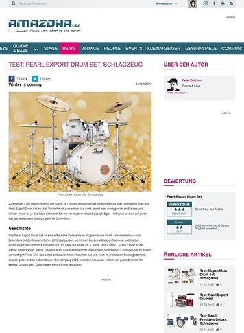 Amazona.de Pearl Export Drum Set Amazona.de Pearl Export Drum Set