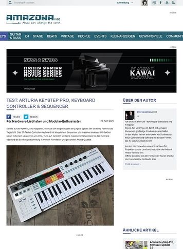 Amazona.de Arturia Keystep Pro Amazona.de Arturia Keystep Pro