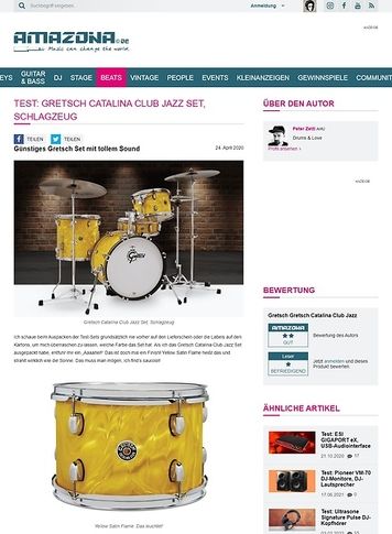 Amazona.de Gretsch Catalina Club Jazz Set Amazona.de Gretsch Catalina Club Jazz Set