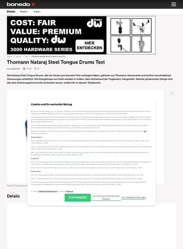 Bonedo.de Thomann Nataraj Steel Tongue Drums Bonedo.de Thomann Nataraj Steel Tongue Drums