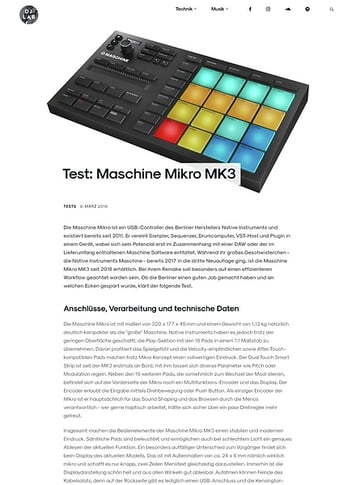 DJLAB Maschine Mikro MK3 DJLAB Maschine Mikro MK3
