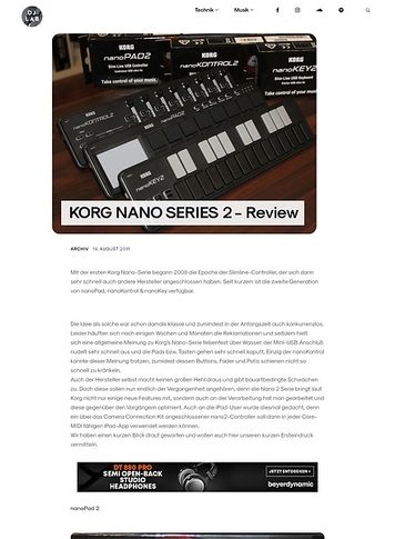 DJLAB KORG NANO SERIES 2 DJLAB KORG NANO SERIES 2