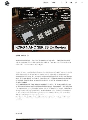 DJLAB KORG NANO SERIES 2 DJLAB KORG NANO SERIES 2