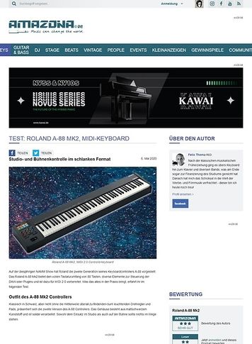 Amazona.de Roland A-88 MK2 Amazona.de Roland A-88 MK2