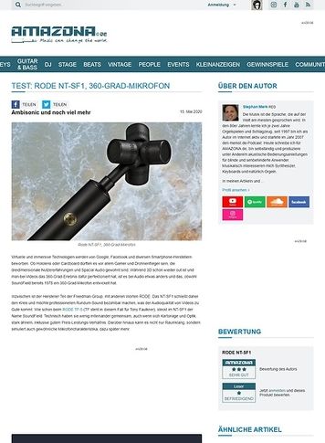 Amazona.de Rode NT-SF1 Amazona.de Rode NT-SF1