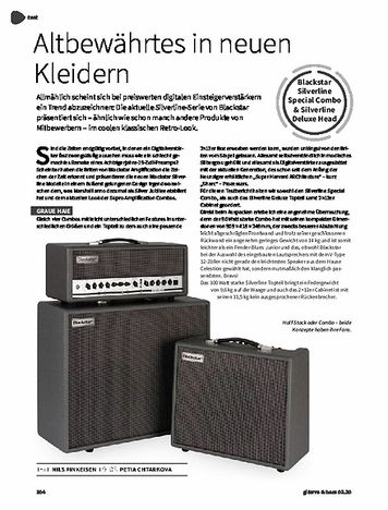 Gitarre & Bass Blackstar Silverline Special Combo & Silverline Deluxe Head & Silverline 2x12 Box Gitarre & Bass Blackstar Silverline Special Combo & Silverline Deluxe Head & Silverline 2x12 Box