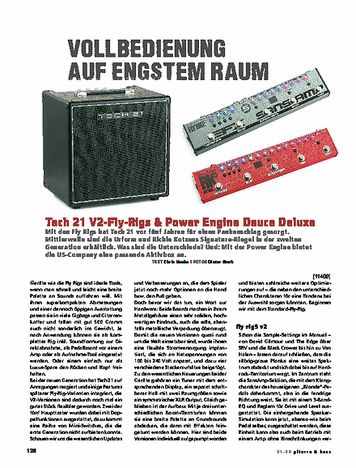 Gitarre & Bass Tech 21 Fly Rigs v2 & Power Engine Deuce Deluxe Gitarre & Bass Tech 21 Fly Rigs v2 & Power Engine Deuce Deluxe