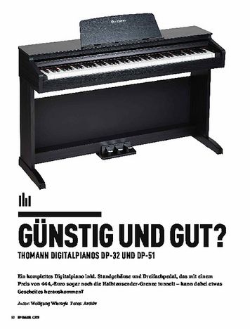 Keyboards Thomann DP-32 & DP-51 Keyboards Thomann DP-32 & DP-51