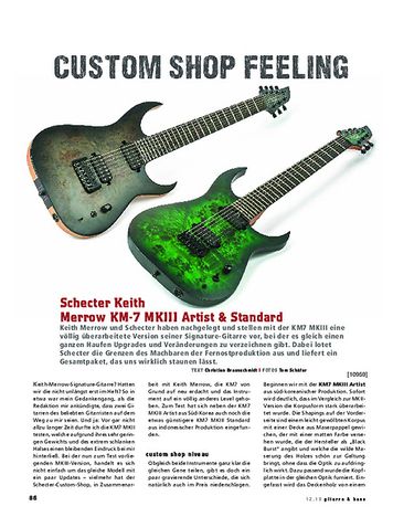 Gitarre & Bass Schecter Keith Merrow KM-7 MKIII Artist & Standard Gitarre & Bass Schecter Keith Merrow KM-7 MKIII Artist & Standard