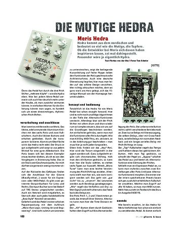 Gitarre & Bass Meris Hedra Gitarre & Bass Meris Hedra