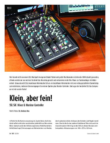Sound & Recording SSL SiX Sound & Recording SSL SiX