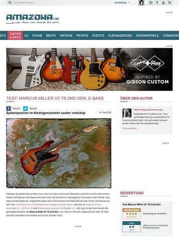 Amazona.de Marcus Miller V3 TS 2nd Gen Amazona.de Marcus Miller V3 TS 2nd Gen