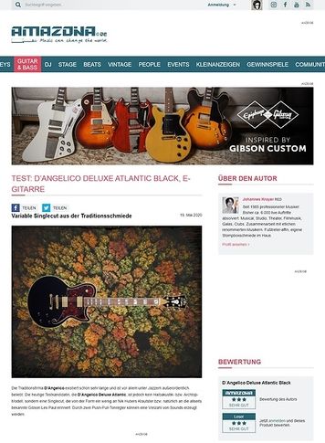 Amazona.de D'Angelico Deluxe Atlantic Black Amazona.de D'Angelico Deluxe Atlantic Black
