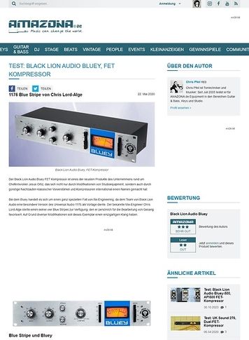Amazona.de Black Lion Audio Bluey Amazona.de Black Lion Audio Bluey