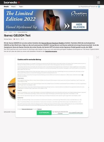 Bonedo.de Ibanez GB10EM Bonedo.de Ibanez GB10EM