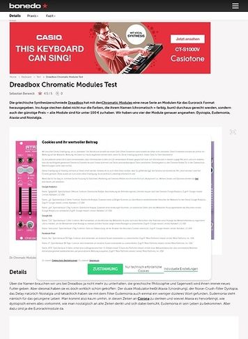 Bonedo.de Dreadbox Chromatic Modules Bonedo.de Dreadbox Chromatic Modules