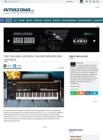 Amazona.de Roland Jupiter-X Amazona.de Roland Jupiter-X
