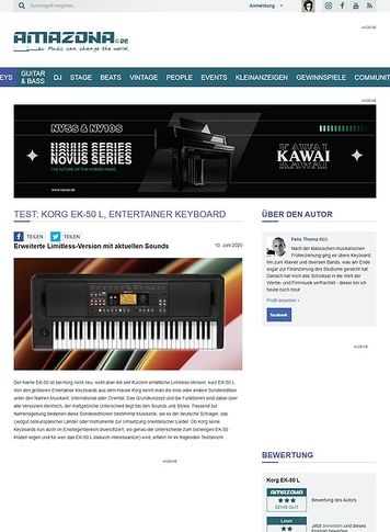 Amazona.de Korg EK-50 L Amazona.de Korg EK-50 L