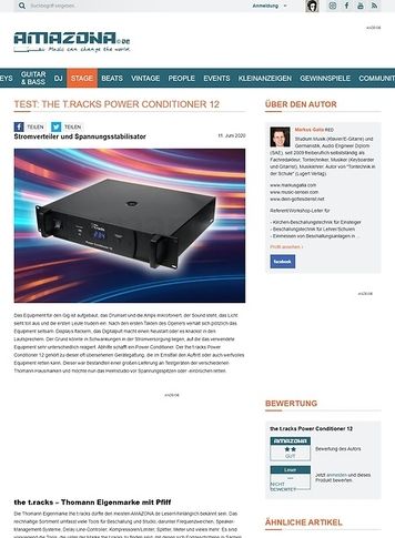Amazona.de the t.racks Power Conditioner 12 Amazona.de the t.racks Power Conditioner 12