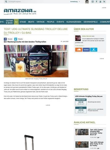 Amazona.de UDG Ultimate SlingBag Trolley DeLuxe Amazona.de UDG Ultimate SlingBag Trolley DeLuxe