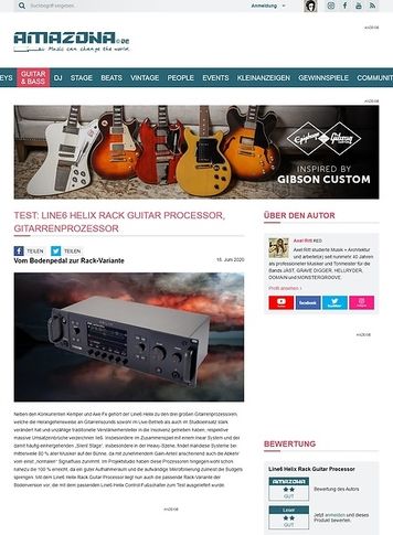 Amazona.de Line6 Helix Rack Guitar Processor Amazona.de Line6 Helix Rack Guitar Processor