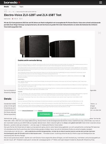 Bonedo.de Electro-Voice ZLX-12BT und ZLX-15BT Bonedo.de Electro-Voice ZLX-12BT und ZLX-15BT