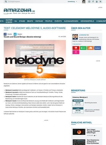 Amazona.de Celemony Melodyne 5 Amazona.de Celemony Melodyne 5