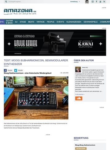Amazona.de MOOG Subharmonicon Amazona.de MOOG Subharmonicon
