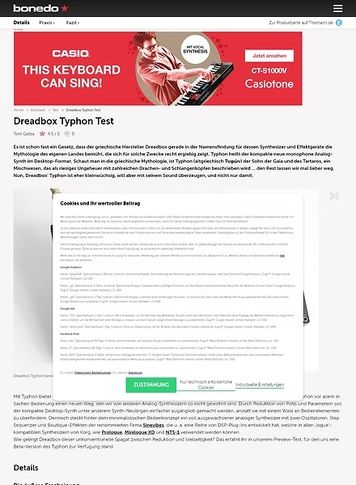 Bonedo.de Dreadbox Typhon Bonedo.de Dreadbox Typhon