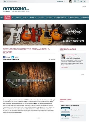 Amazona.de Gretsch G2622T TG Streamliner Amazona.de Gretsch G2622T TG Streamliner
