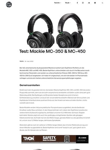 DJLAB Mackie MC-350 & MC-450 DJLAB Mackie MC-350 & MC-450