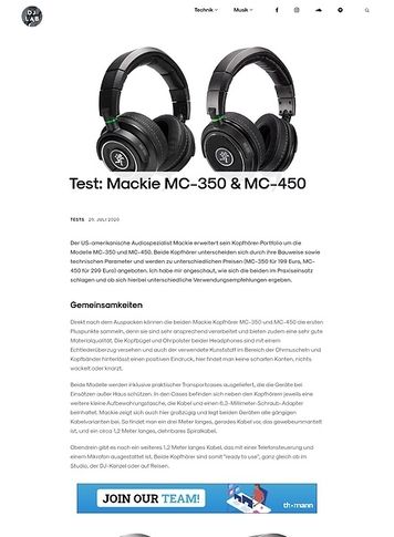 DJLAB Mackie MC-350 & MC-450 DJLAB Mackie MC-350 & MC-450