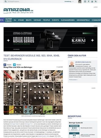 Amazona.de Behringer System 55 Module Amazona.de Behringer System 55 Module