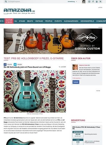 Amazona.de PRS SE Hollowbody II Piezo Amazona.de PRS SE Hollowbody II Piezo