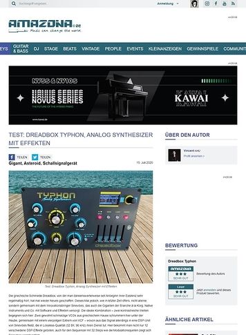 Amazona.de Dreadbox Typhon Amazona.de Dreadbox Typhon