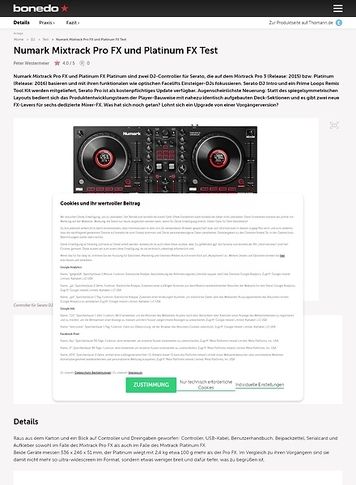 Bonedo.de Numark Mixtrack Pro FX und Platinum FX Bonedo.de Numark Mixtrack Pro FX und Platinum FX