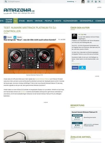 Amazona.de Numark Mixtrack Platinum FX Amazona.de Numark Mixtrack Platinum FX