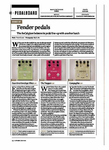 Guitarist FENDER Pour Over Envelope Filter Guitarist FENDER Pour Over Envelope Filter