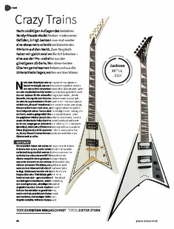 Gitarre & Bass Jackson RRT3 & JS32T Gitarre & Bass Jackson RRT3 & JS32T