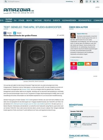 Amazona.de Genelec 7040 APM Amazona.de Genelec 7040 APM