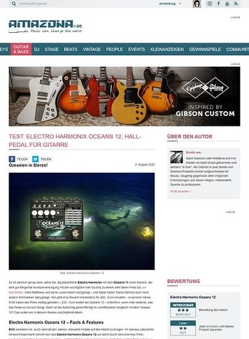 Amazona.de Electro Harmonix Oceans 12 Amazona.de Electro Harmonix Oceans 12