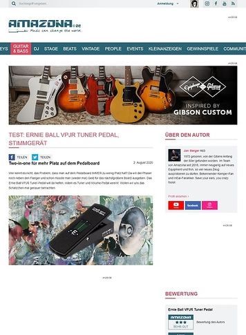 Amazona.de Ernie Ball VPJR Tuner Pedal Amazona.de Ernie Ball VPJR Tuner Pedal