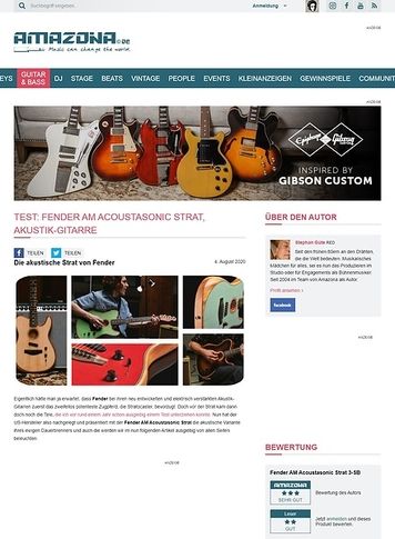Amazona.de Fender AM Acoustasonic Strat Amazona.de Fender AM Acoustasonic Strat